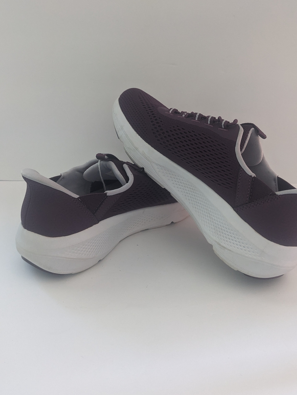 Skechers Women's Sporty Slip-On Walking Shoes - Deep Plum 6.5